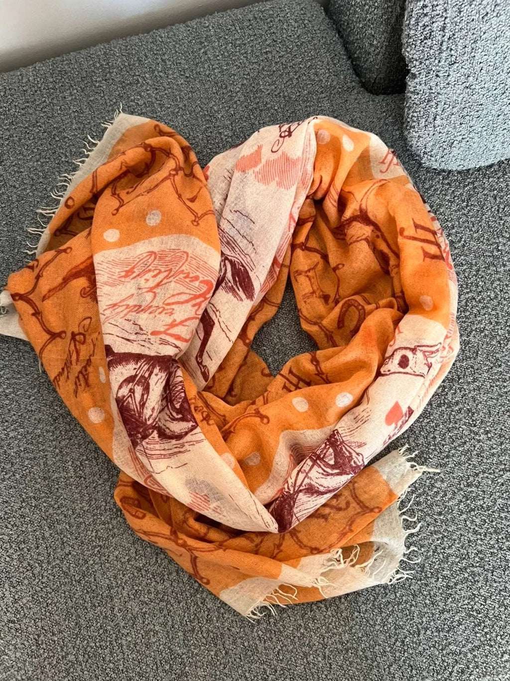 Friendly Hunting huge cashmere stole shawl scarf - view 12
