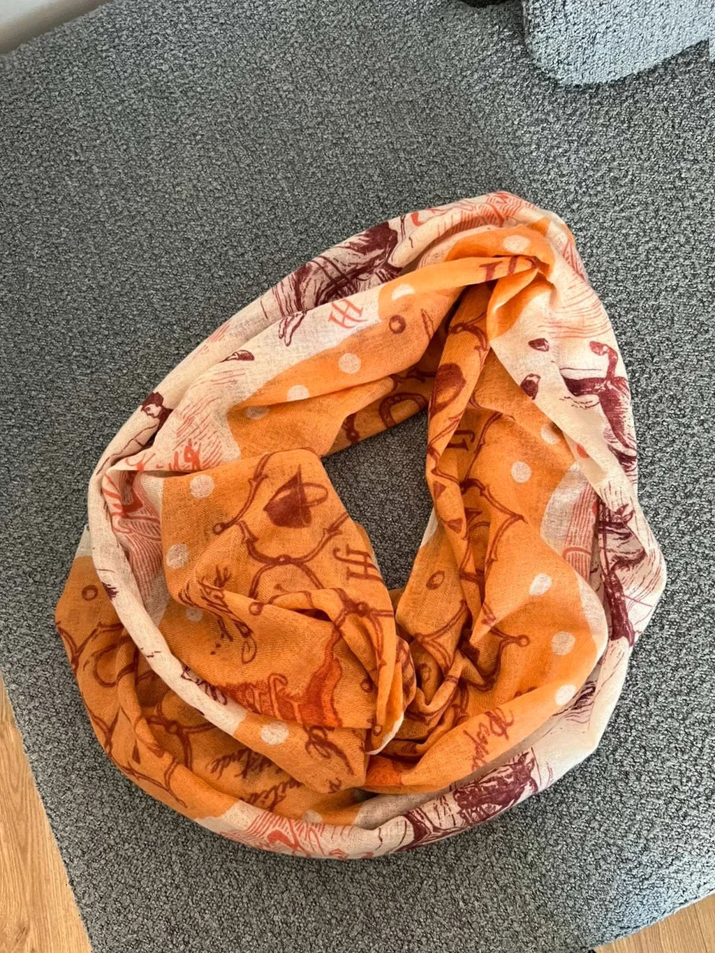 Friendly Hunting huge cashmere stole shawl scarf - view 13