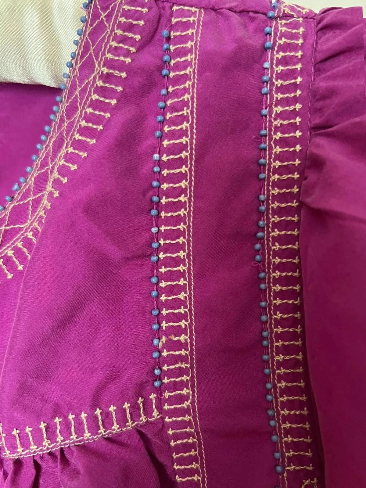 Isabel Marant silk fuchsia blouse - view 3