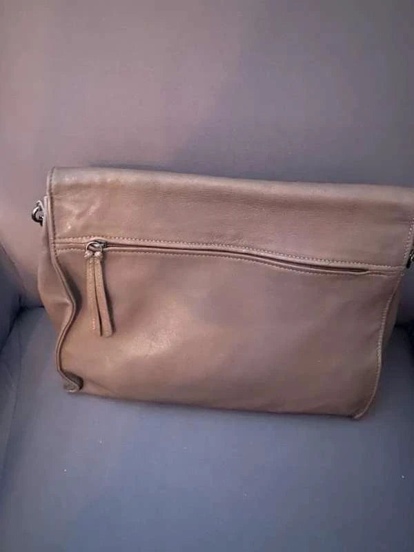 Longchamp rocks brown grey leather bag - view 7