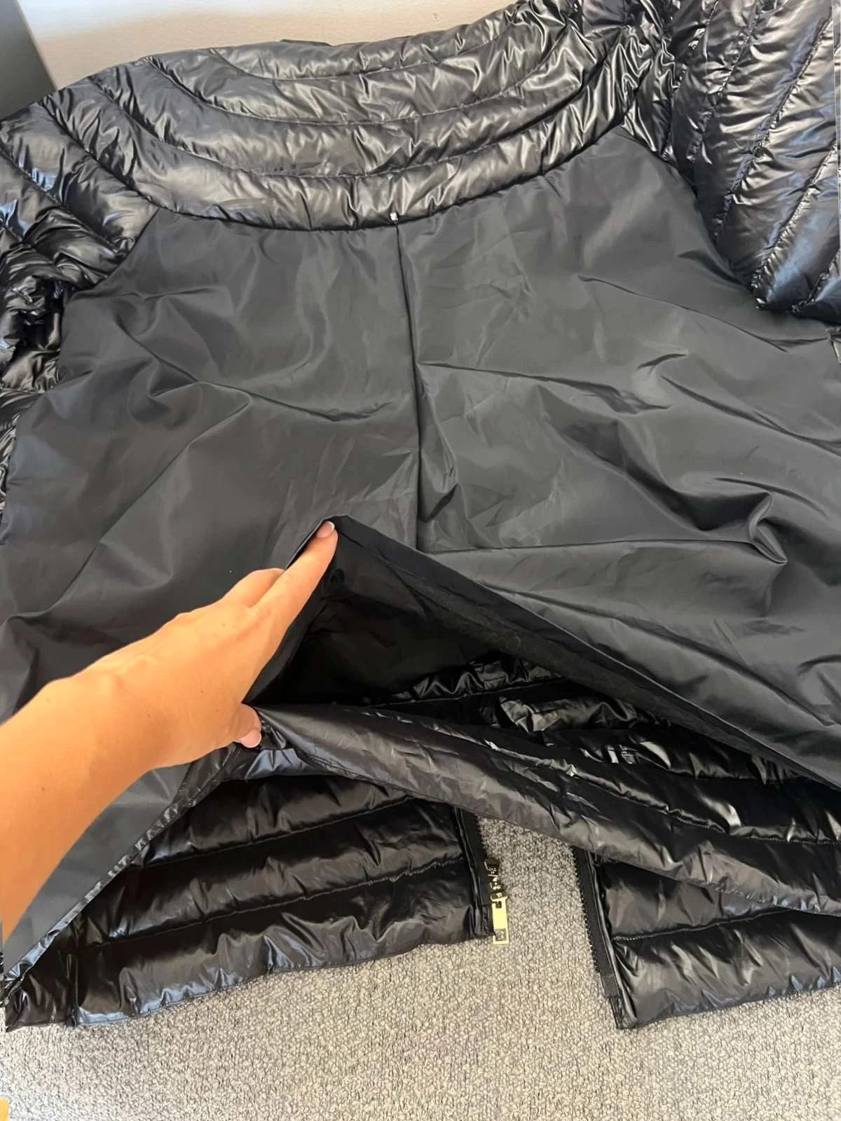 Marina Rinaldi new black down coat - view 9