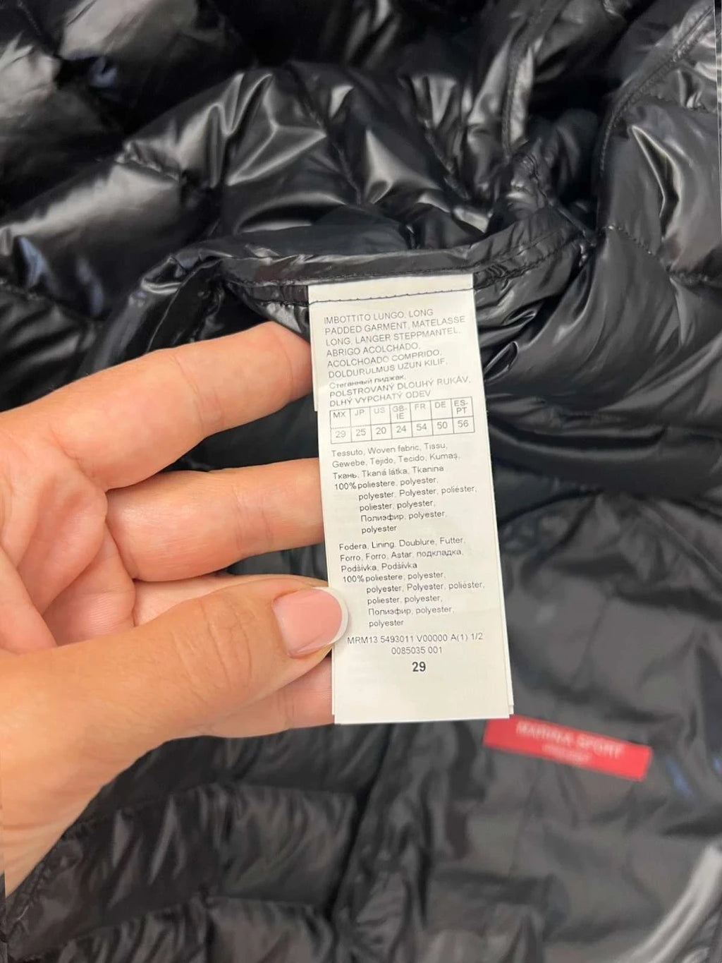 Marina Rinaldi new black down coat - view 6