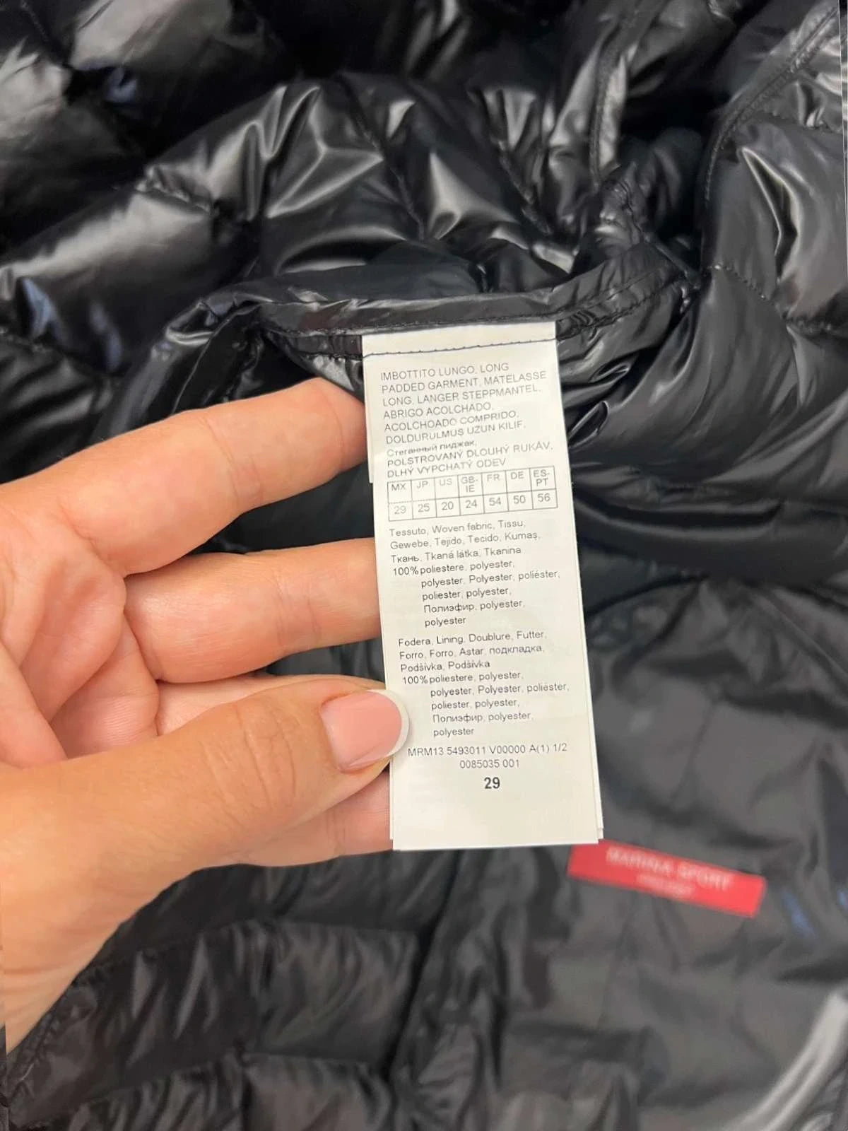 Marina Rinaldi new black down coat - view 6