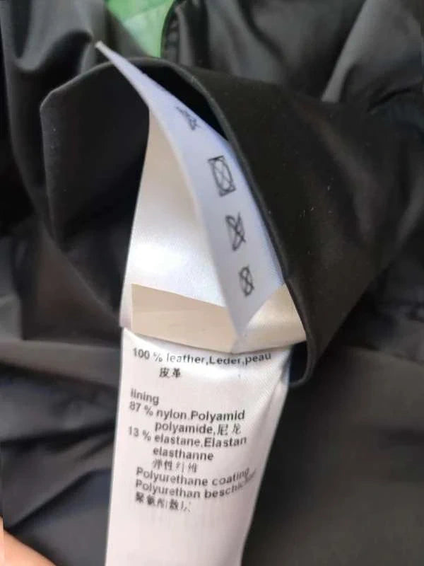 Marc Cain double face green leather jacket - view 5