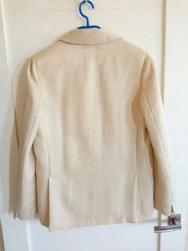 Forte Forte oversize cream wool blazer - view 2