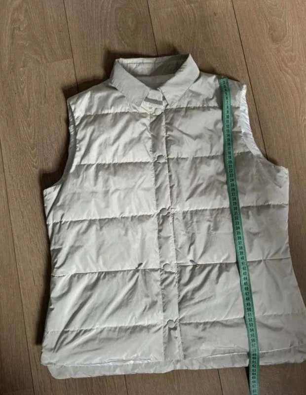 Fabiana Filippi sleeveless white down vest - view 7