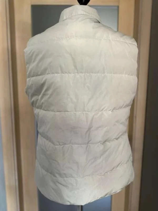 Fabiana Filippi sleeveless white down vest - view 3