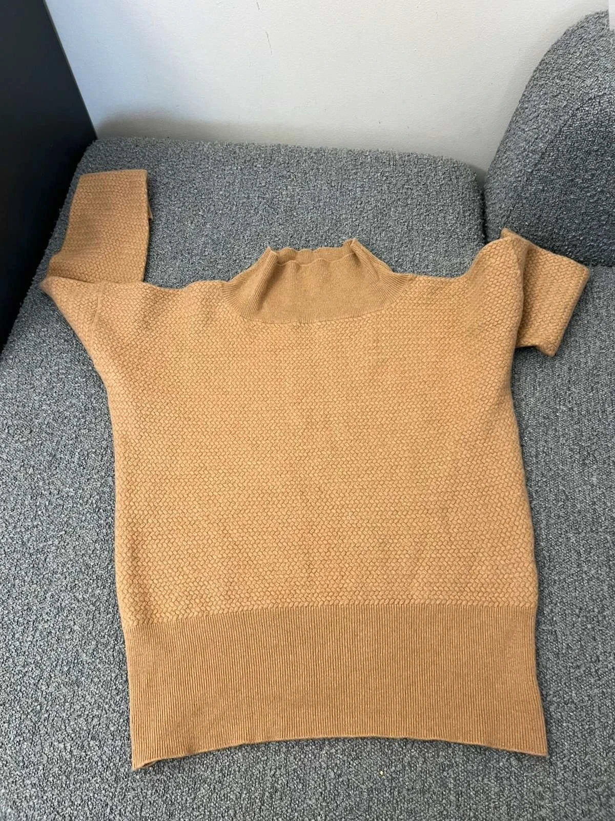 Fabiana Filippi wool silk cashmere brown jumper sweater - view 8