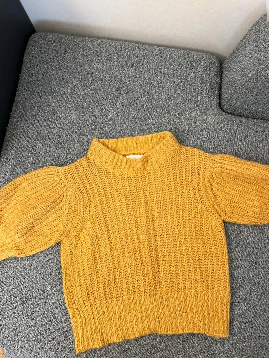 Ba&sh alpaca mohair mustard sweater