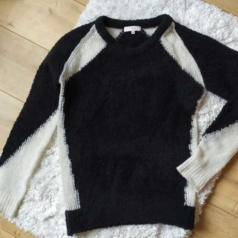 IRO wool black and white sweater jumper