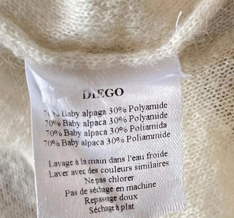 Des Petits Hauts white baby alpaca top jumper - view 4