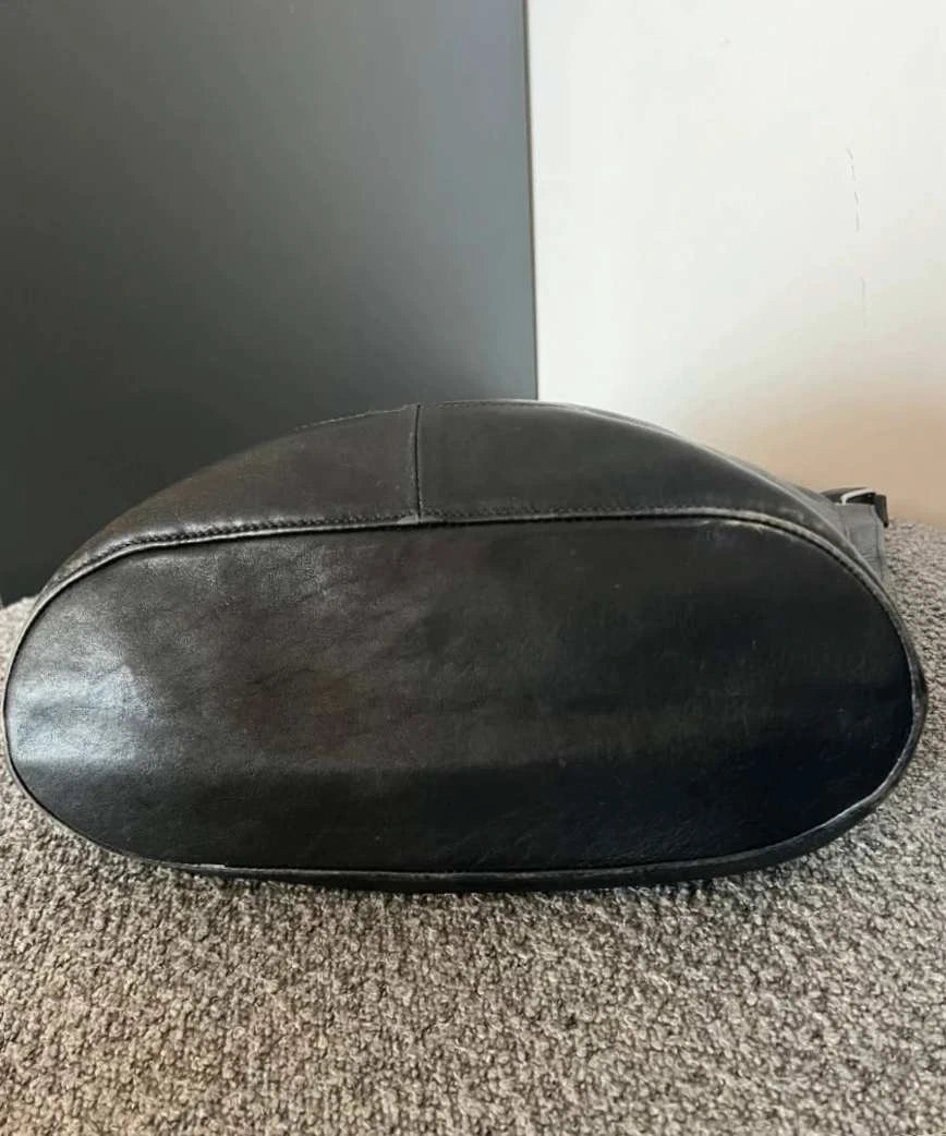 Longchamp 3D black navy leather bag - view 6