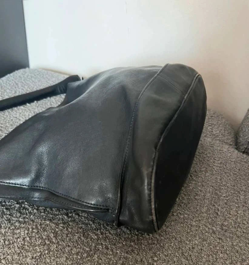 Longchamp 3D black navy leather bag - view 8