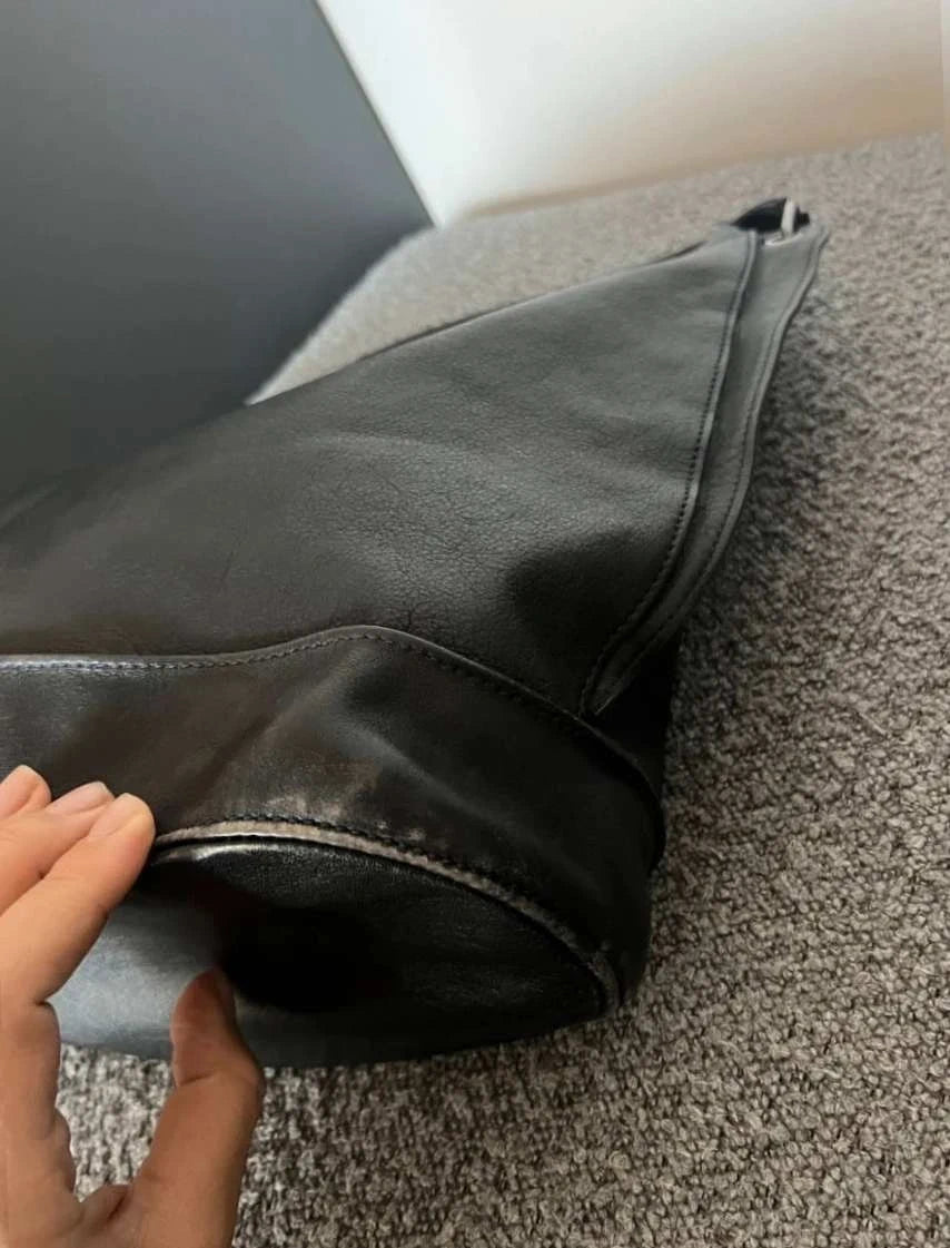 Longchamp 3D black navy leather bag - view 7