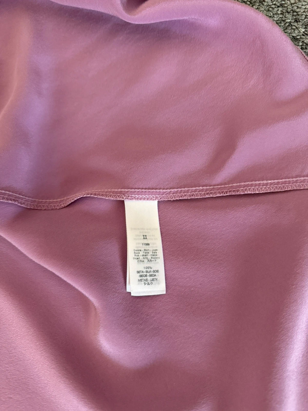 Forte Forte lilac silk long skirt - view 4