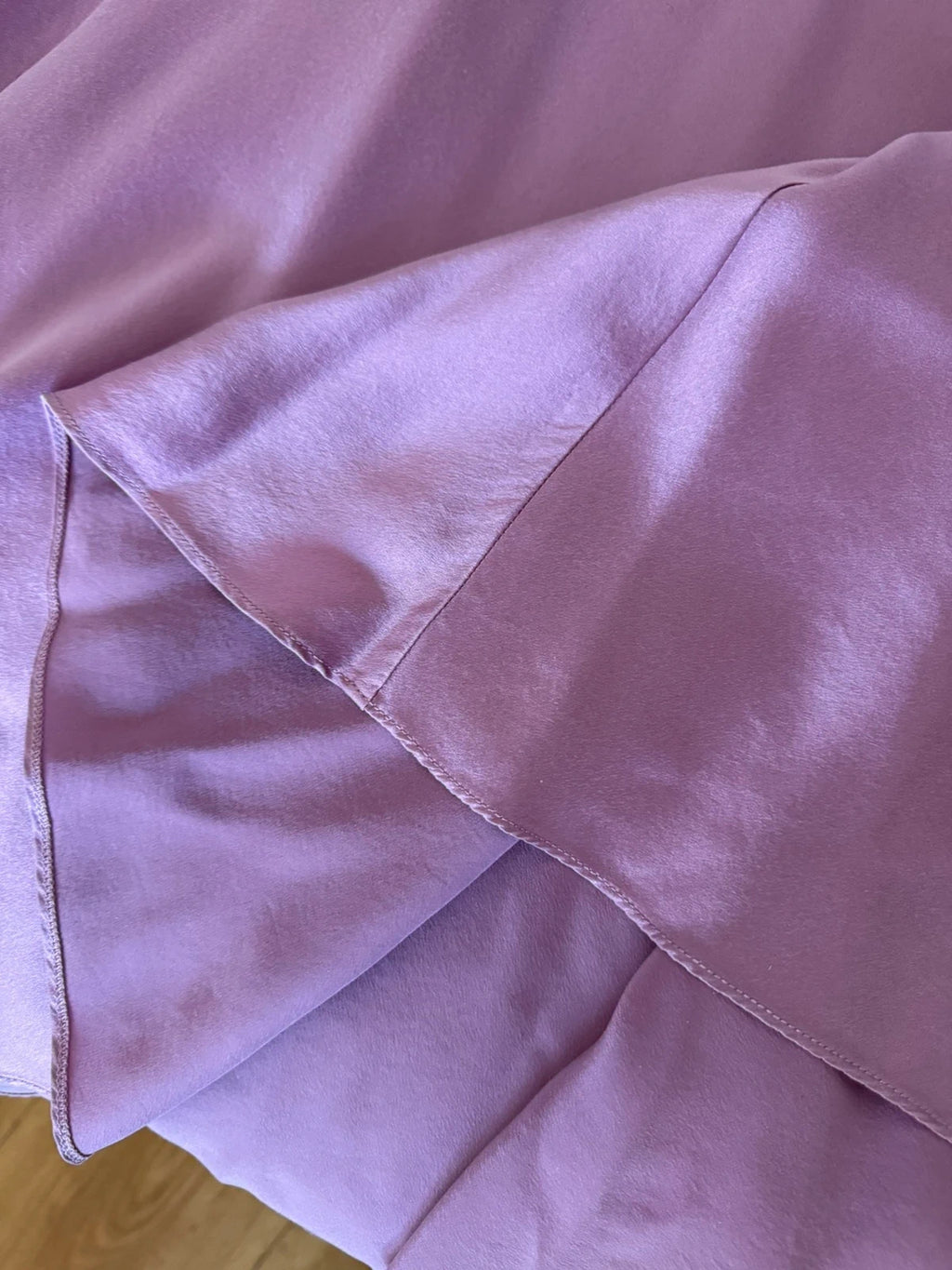 Forte Forte lilac silk long skirt - view 3