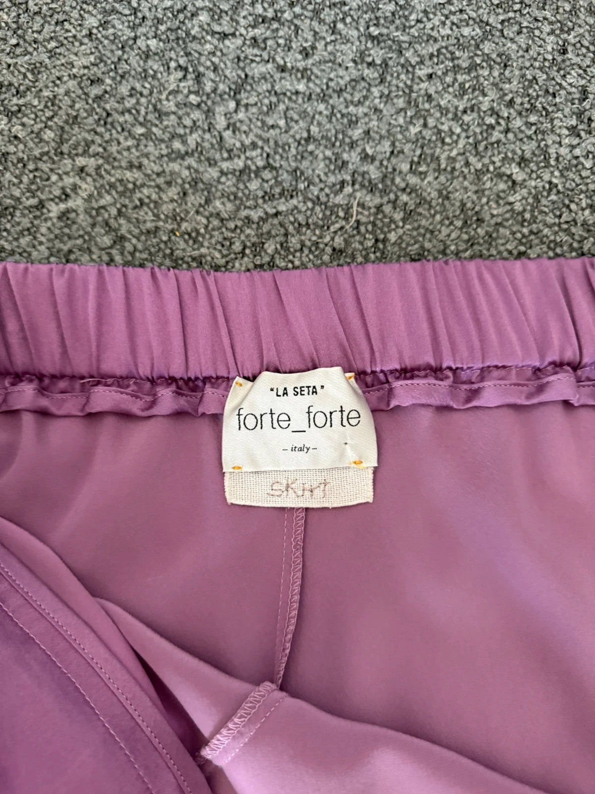 Forte Forte lilac silk long skirt - view 6