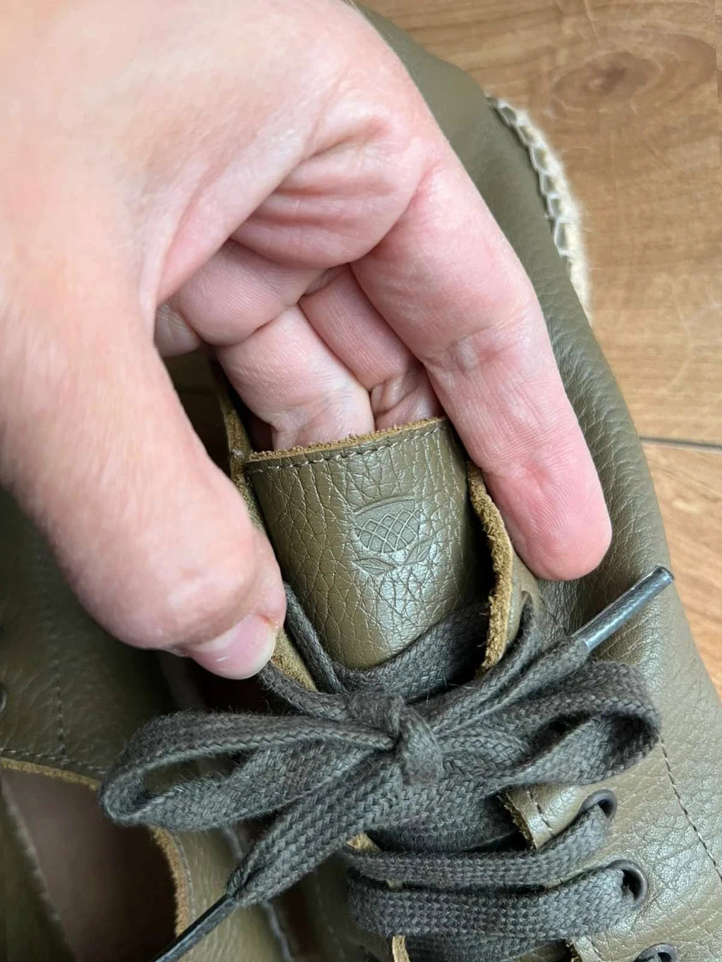 Navyboot green leather espadrille flats sneakers - view 5