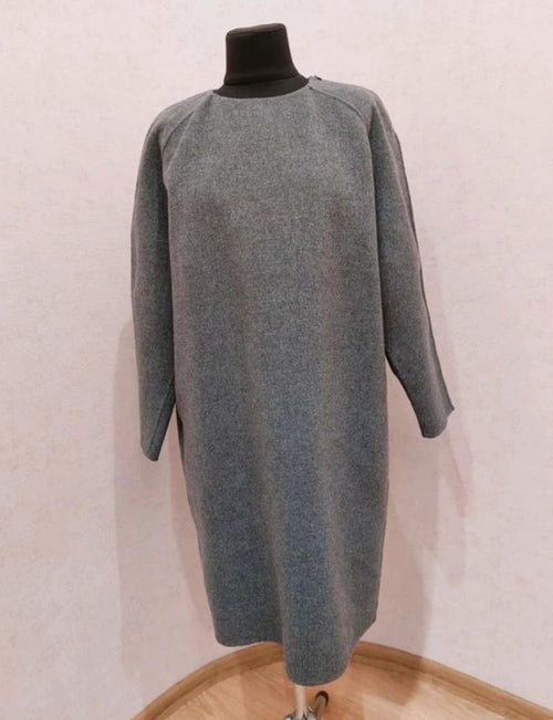 Sofie D'Hoore grey wool cashmere dress