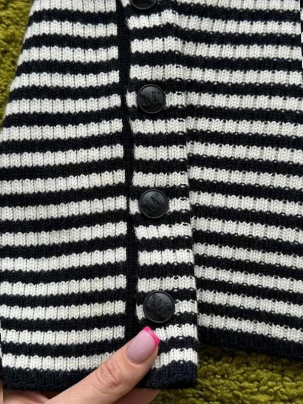 Max Mara Harlem striped wool turtleneck jumper sweater - view 2