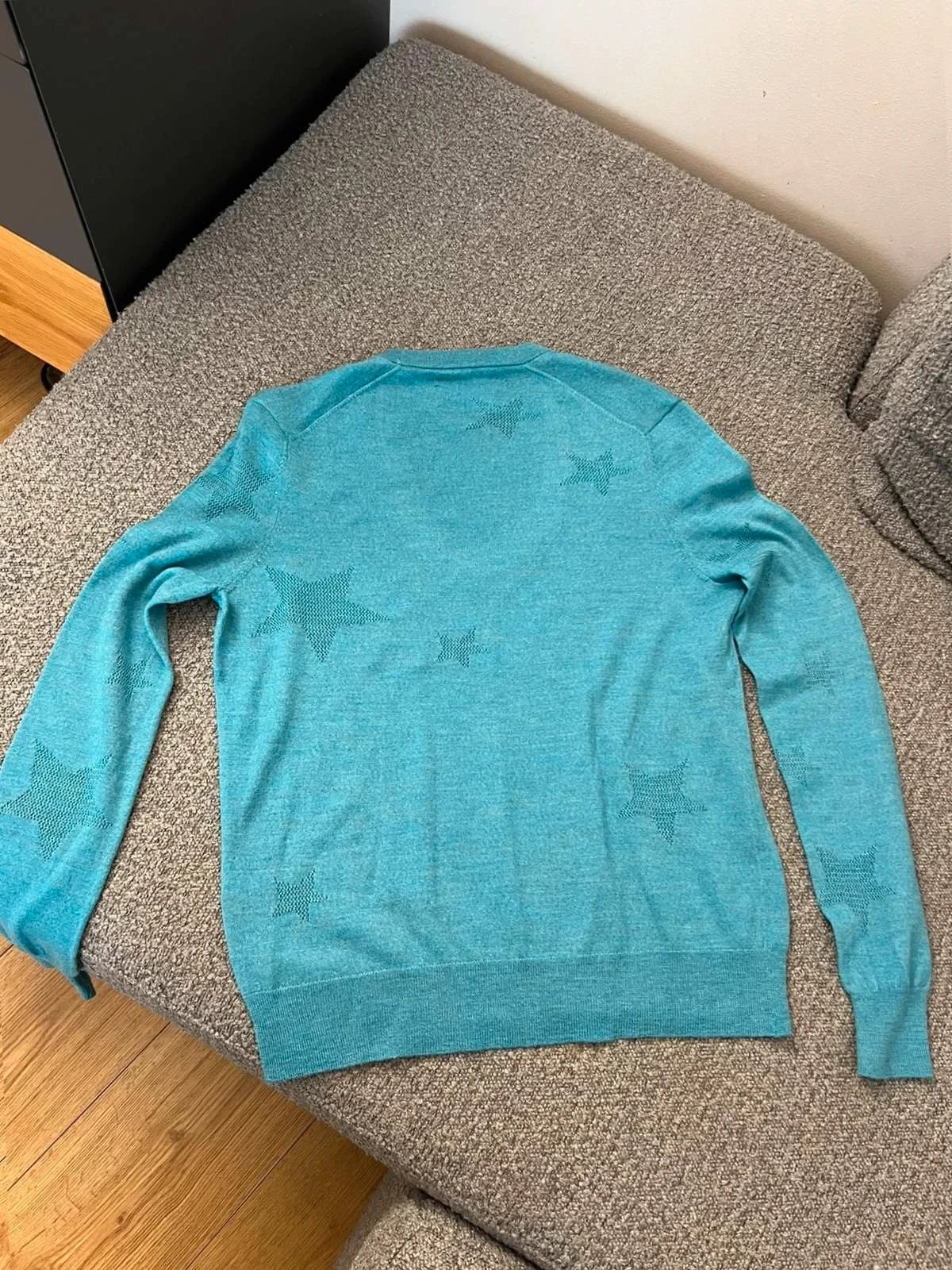 Zadig & Voltaire rina star m blue wool jumper sweater - view 7