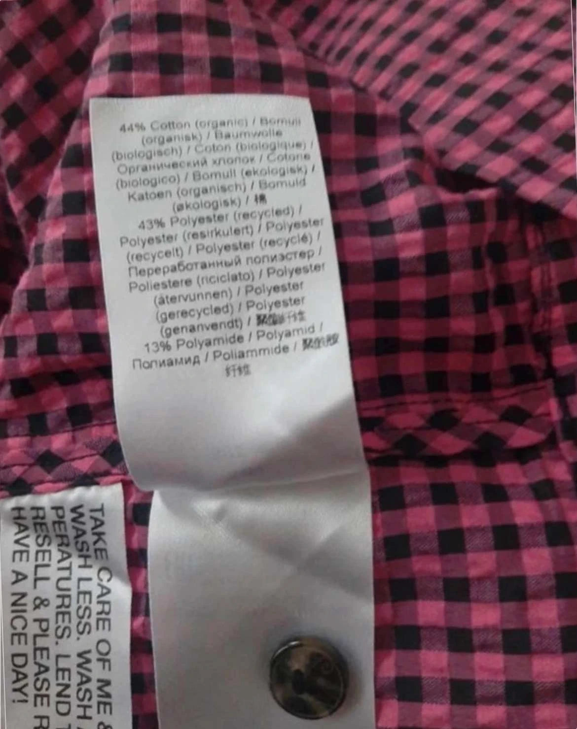 Ganni pink cotton turtleneck blouse top - view 4