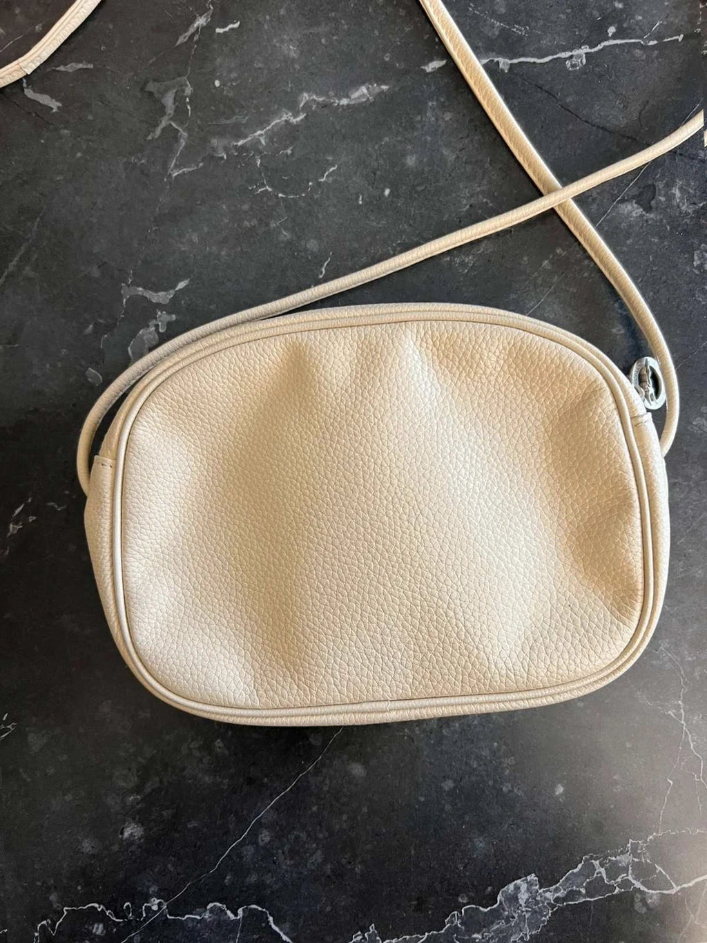 Longchamp ecru leather vintage crossbody bag - view 5