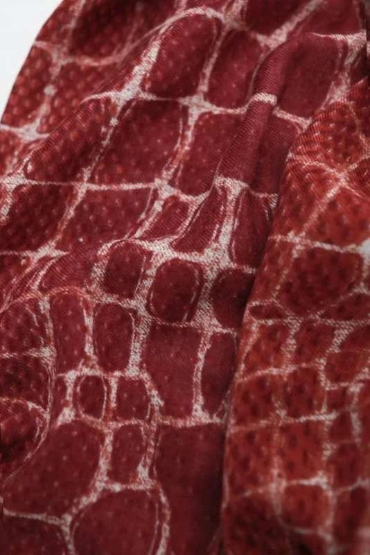 Inouitoosh wool silk shawl scarf - view 2