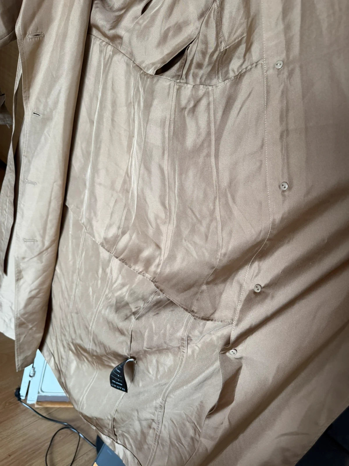 Dorothee Schumacher new beige silk dress trench it up dress - view 6