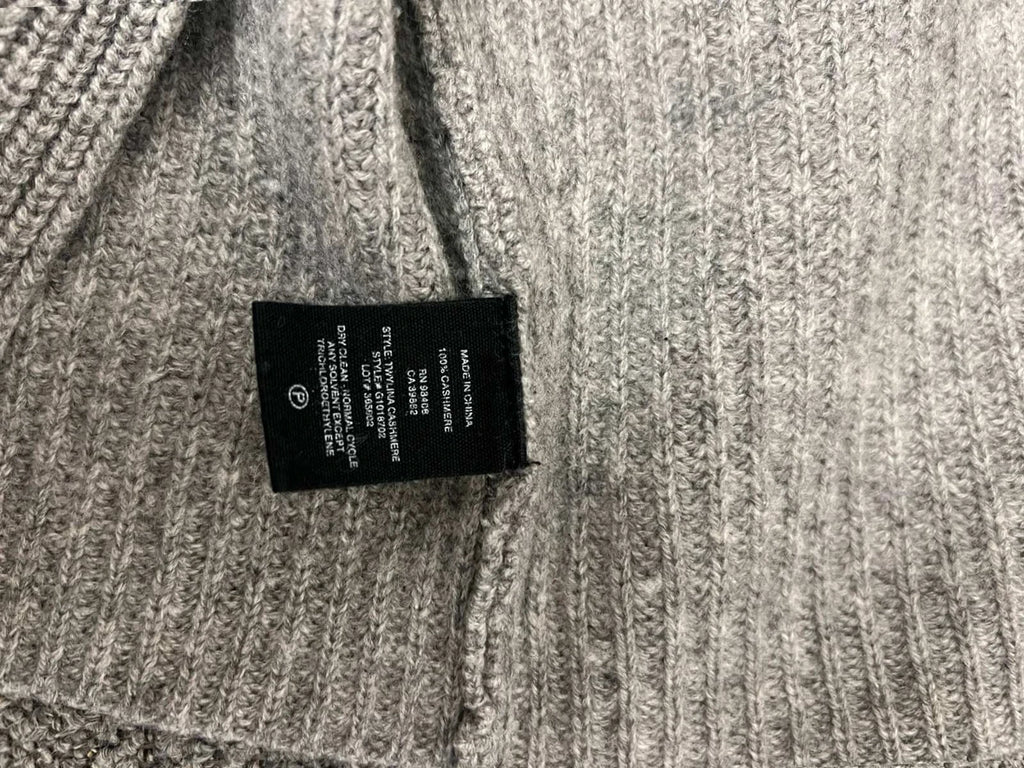 Theory grey cashmere top sweater - view 7