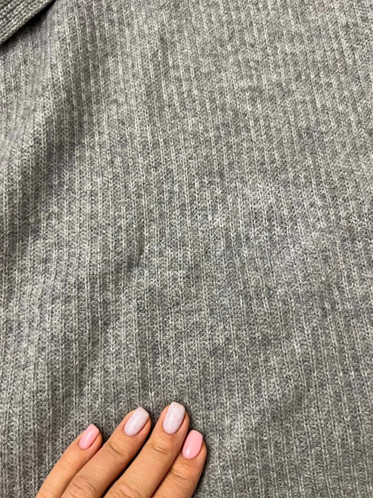 Theory grey cashmere top sweater - view 8