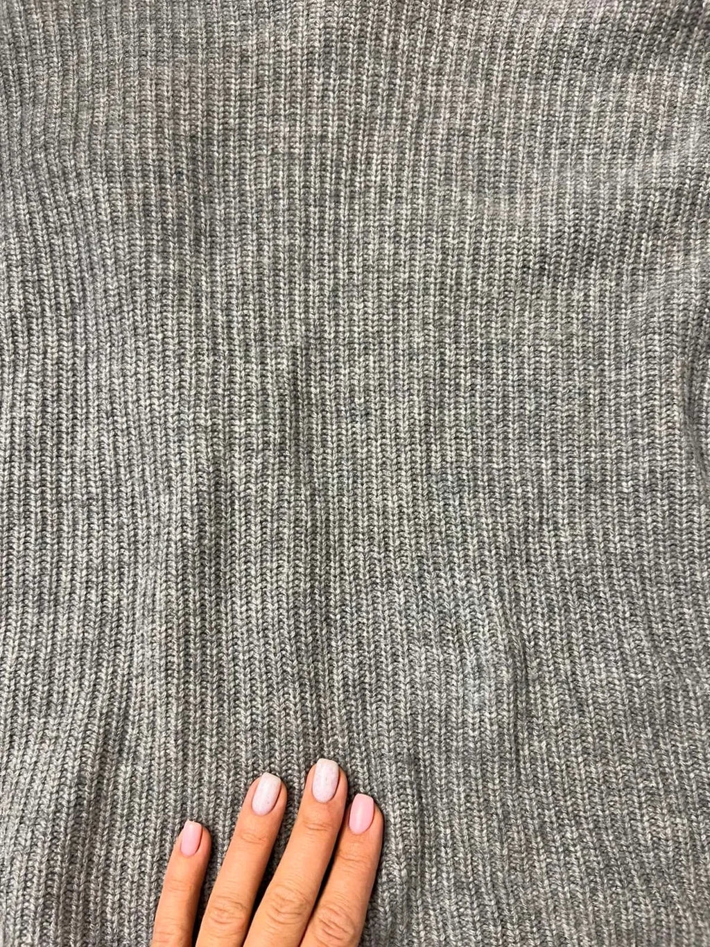 Theory grey cashmere top sweater - view 3