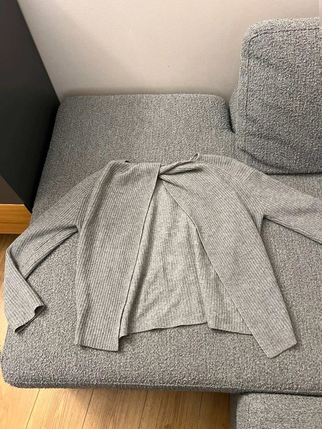 Theory grey cashmere top sweater - view 6