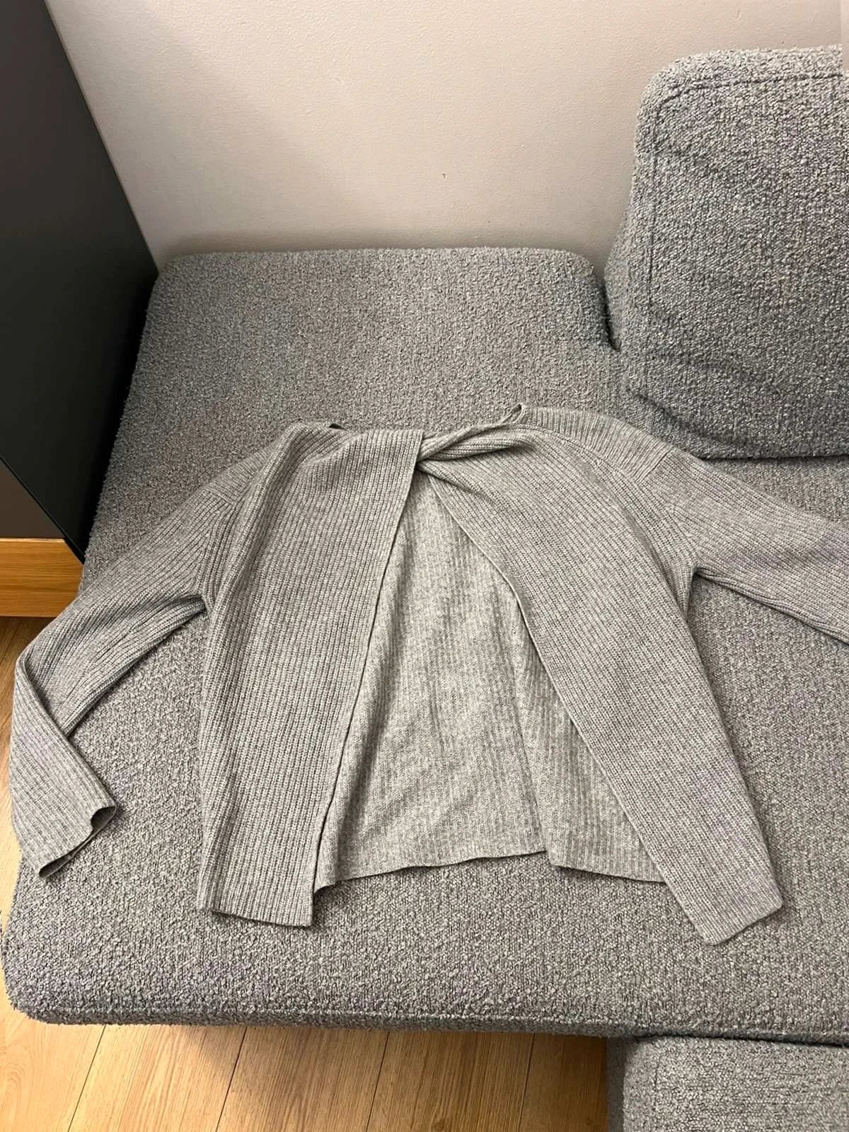 Theory grey cashmere top sweater - view 6