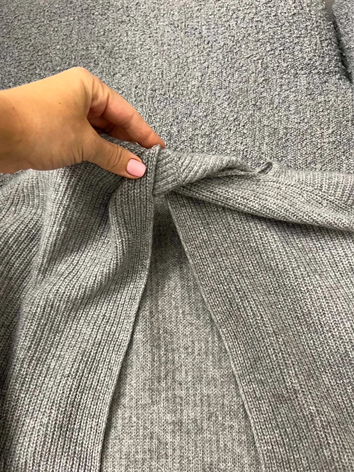 Theory grey cashmere top sweater - view 10