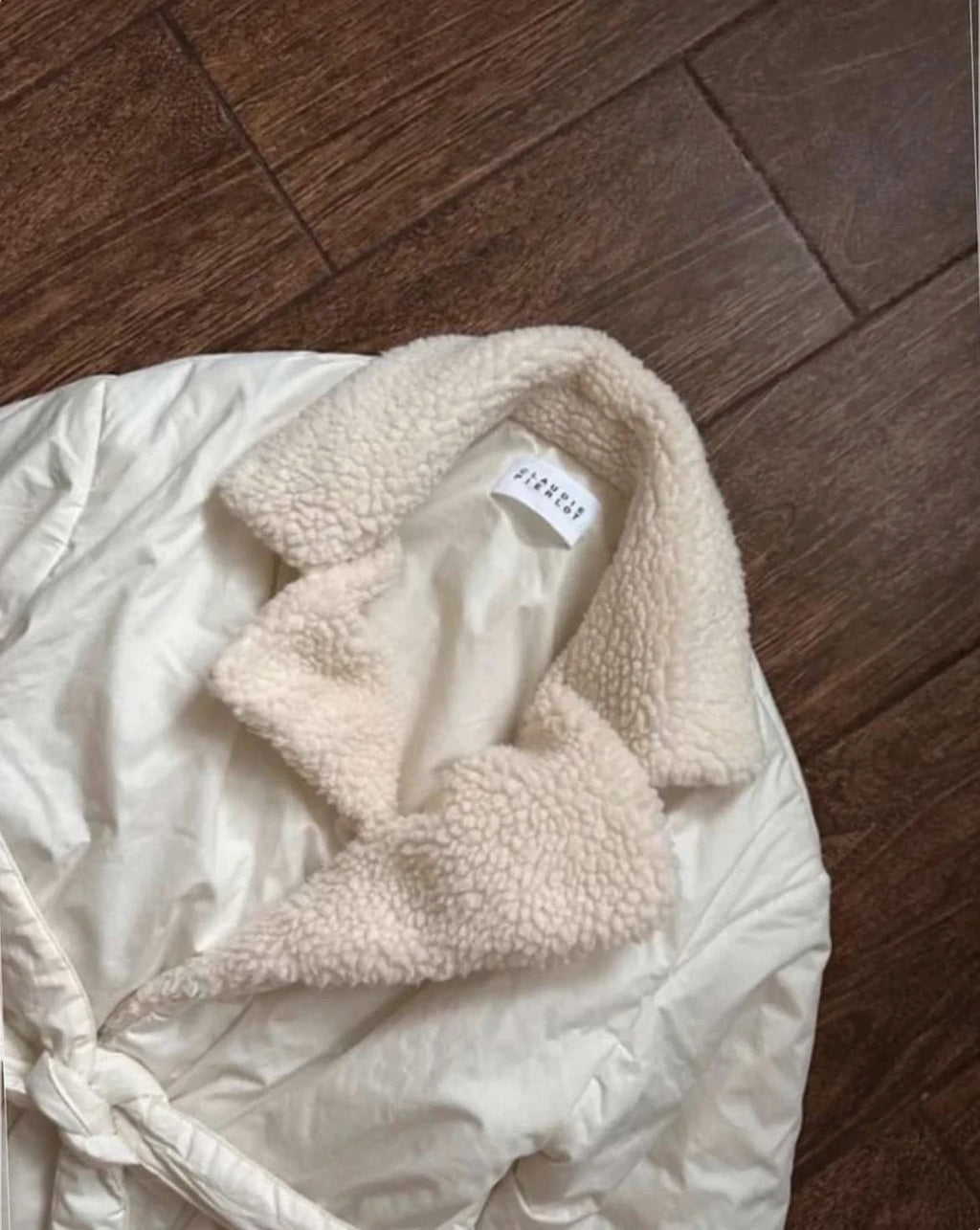 Claudie Pierlot white belted jacket - view 4