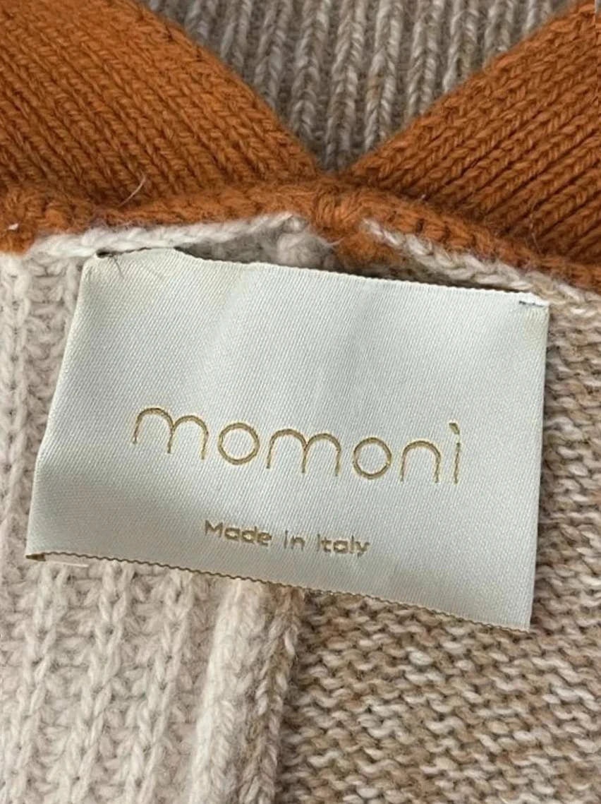 Momoni colour block wool cardigan - view 4