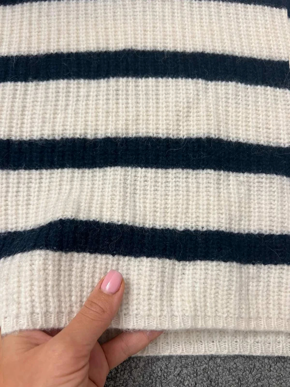 Baum und Pferdgarten alpaca wool striped turtleneck sweater jumper - view 3
