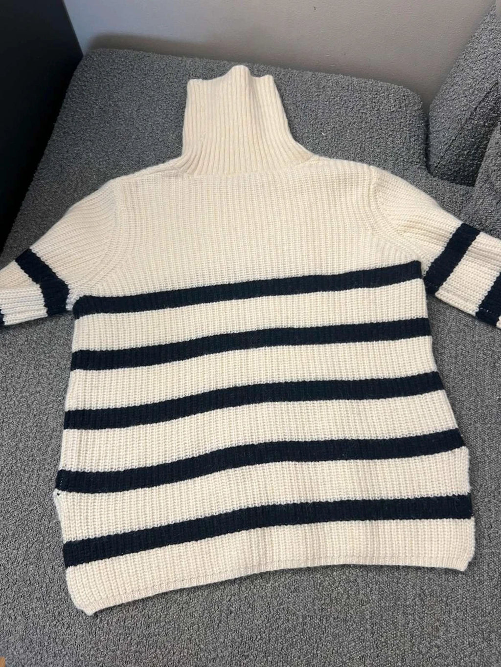 Baum und Pferdgarten alpaca wool striped turtleneck sweater jumper - view 9