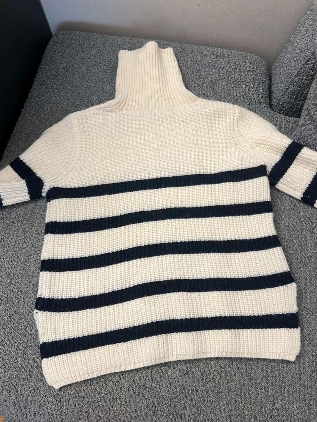 Baum und Pferdgarten alpaca wool striped turtleneck sweater jumper - view 9