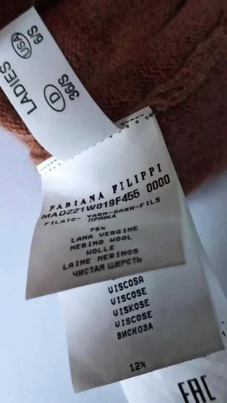 Fabiana Filippi brown wool silk cashmere turtleneck sweater - view 9