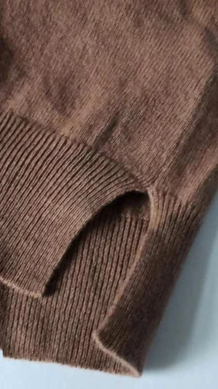Fabiana Filippi brown wool silk cashmere turtleneck sweater - view 10