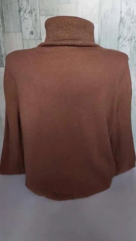 Fabiana Filippi brown wool silk cashmere turtleneck sweater - view 6