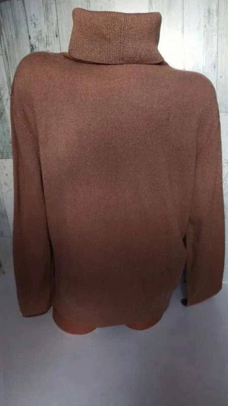 Fabiana Filippi brown wool silk cashmere turtleneck sweater - view 4