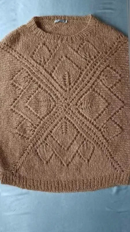 Mes Demoiselles Oleg oversize beige sweater - view 3