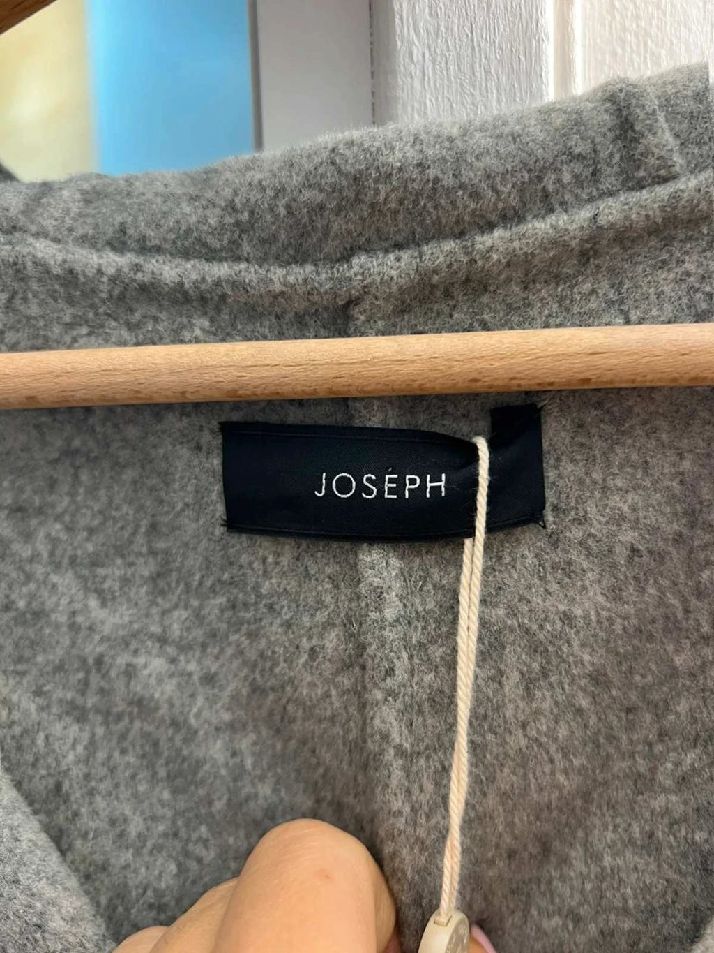 Joseph new Rowen double wool grey long coat - view 3