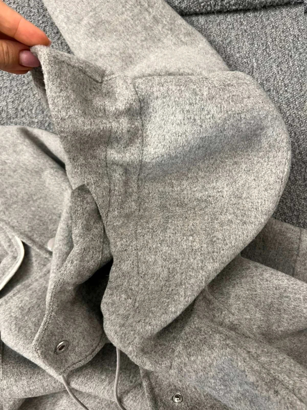 Joseph new Rowen double wool grey long coat - view 10