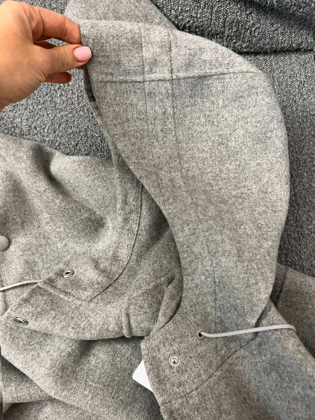 Joseph new Rowen double wool grey long coat - view 9