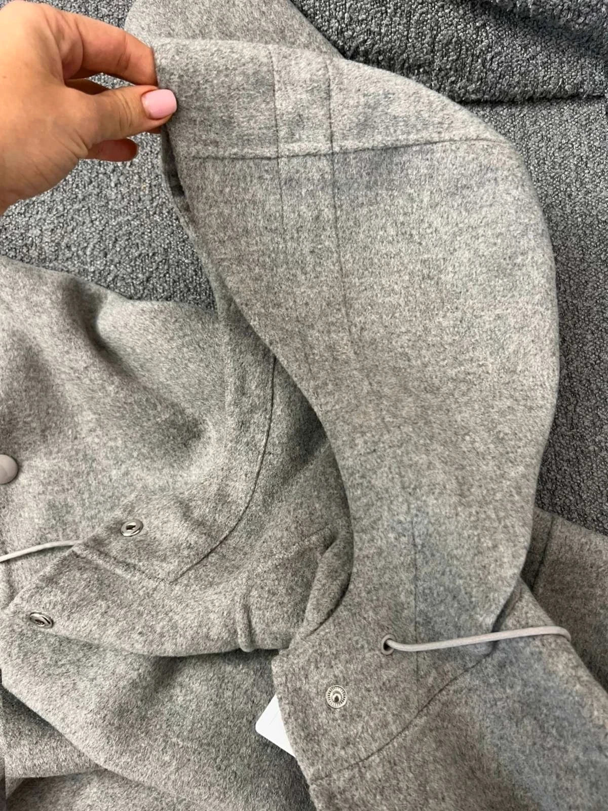 Joseph new Rowen double wool grey long coat - view 9