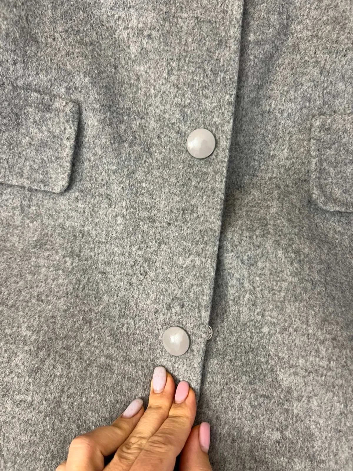 Joseph new Rowen double wool grey long coat - view 7